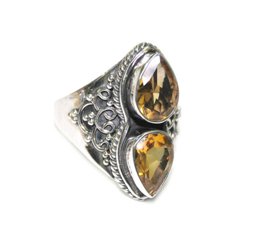 Citrine Sterling Ring