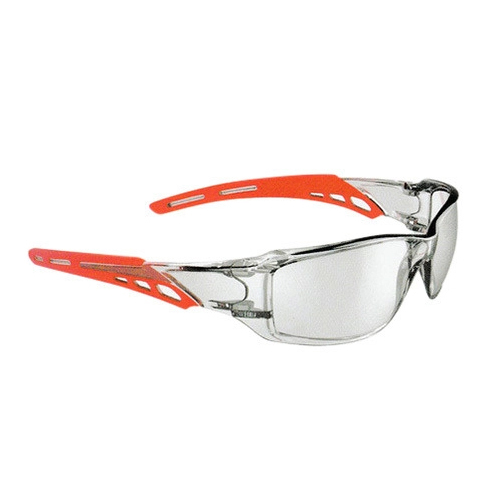 Protective Spectacles - Dielectric, Larger Fitting Size, Clear PC Lens, Ventilated Temples - Lightweight Comfort, Metal-Free Design, Exceptional Ventilation