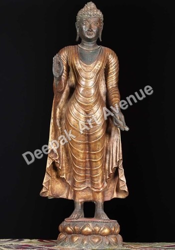 Standing Buddha Marble Statue