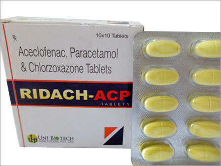 Acecofenac Paracetamol Chlorzoxazone Tablet