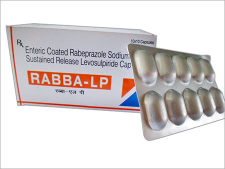 Sodium Sustained Release Levosulpiride Capsules - 75 MG Levosulpiride & 20 MG Rabeprazole | Suitable for All Ages, Best PPI Formulation