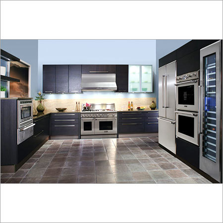 Solid Wood Modular Kitchen