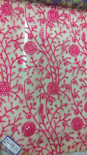 Shinny Fashion Embroidered Fabric