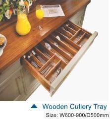 Wooden Cutlery Tray