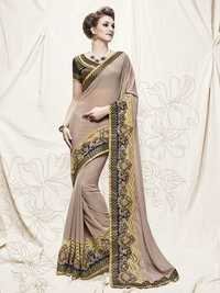 Ladies Stone Work Saree