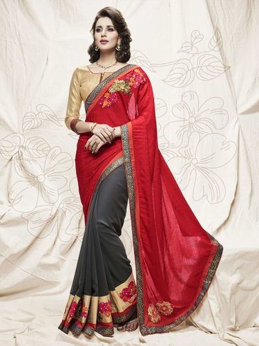 Bamber Georgette Saree