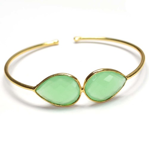 Prenite Pear 925 Sterling Sliver Bangle