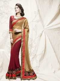 Ladies Stone Work Saree