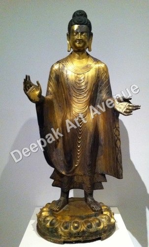 Met Gilt Bronze Buddha Statue