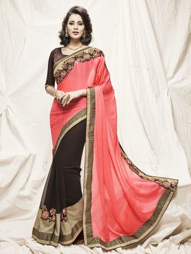 Bamber Georgette Saree