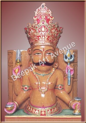 Nakoda Bhiru Marble Statue