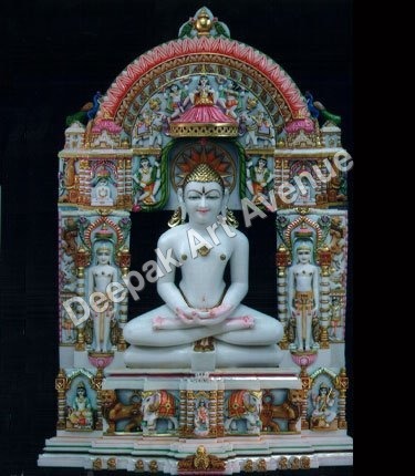 Marble Mahaveer Swami Statue