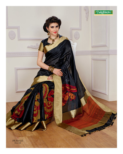 Printed Pure Silk Saree