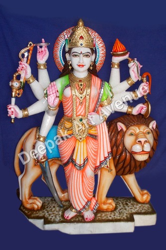 Marble Sherawali Ma Statue