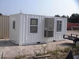 Prefabricated Office Container - Steel, 10-15 ft Height x 30-40 ft Length | Customizable Design, Cost-Effective Solution for Various Uses