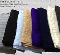 Cable Knitted Shawls
