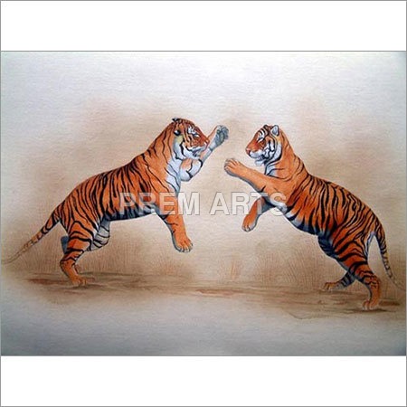 Animals Paper Painting Medium: Water Color