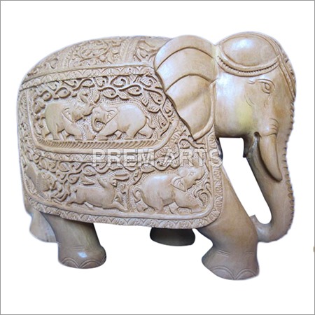 Decoration Wood Craft - Elephant Statue