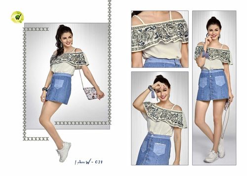 Off White Trendy Top