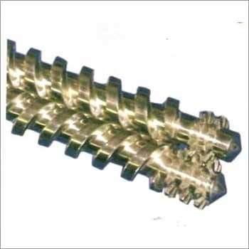 Twin parallel screw barrel