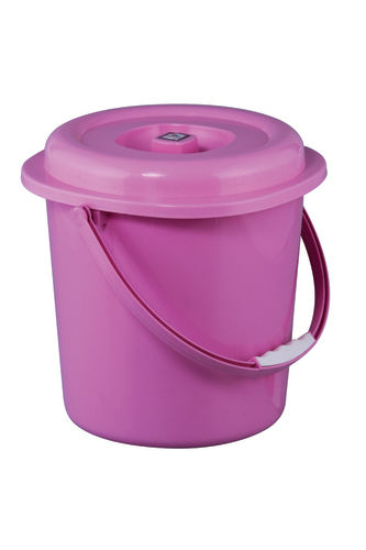 Square Bucket 15 No. With Lid Length: 20 Inch (In)