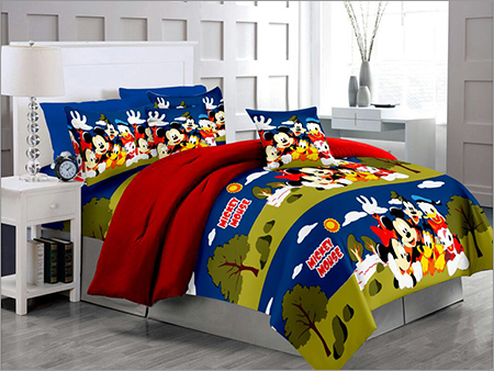Double Bed Printed Lefasta Bedsheet