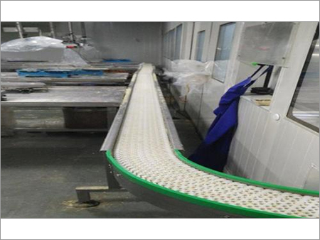 Modular Conveyor - Stainless Steel, Rugged Design with Rust Proof Finishing | Easy to Install for Food and Cosmetic Product Handling