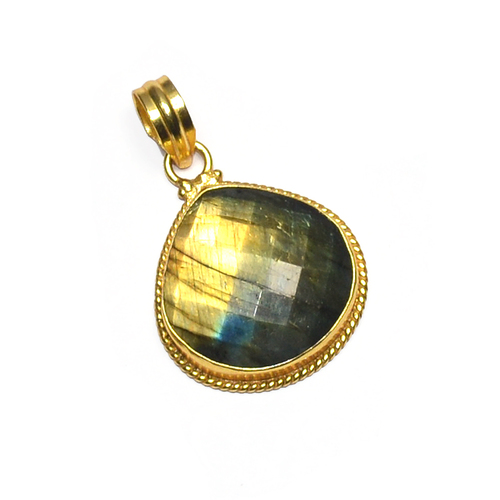 Labradorite Heart 925 Sterling Sliver Pandent