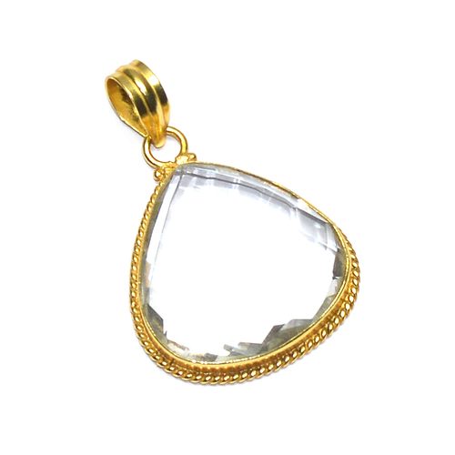 Crystal Heart 925 Sterling Sliver Pendant