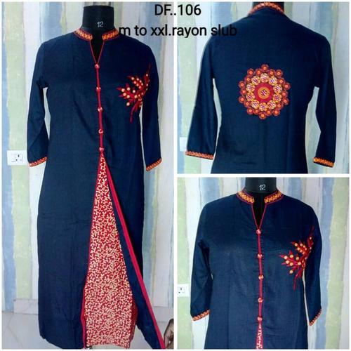 Rayon Slab Kurti