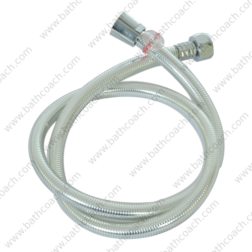 Brass Wire Braided Flexible Plumbing Pipe - PVC Male Connection Polished Surface Treatment | Round Shape Design For Enhanced Flexibility