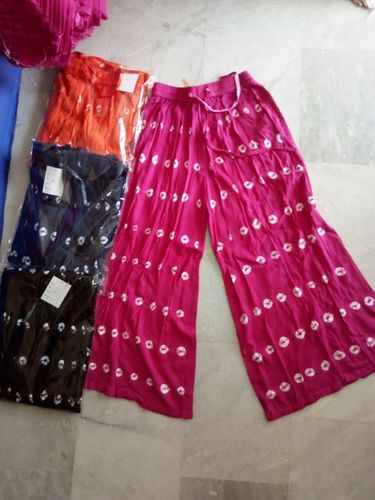 Rayon Bandhej Palazzo