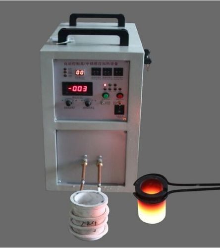 Mini Portable Gold Melting Induction Furnace Excellent Quality - Color: White