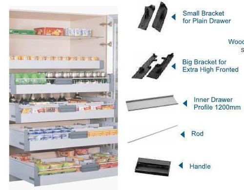 Inner Drawer Accessories (White/Grey)