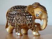 Wooden Painting Elephant