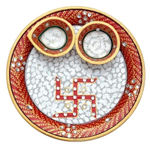 Marble Puja plate