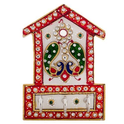 Red Whie Key Hanger