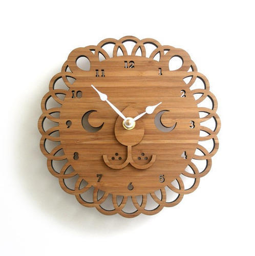 Beige Decorative Wall Clock