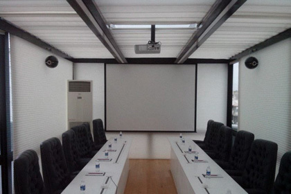 Exterior Conference Room Blind