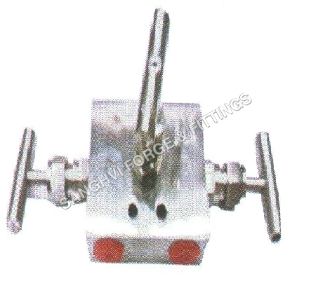 Stainless Steel Three Way Manifold