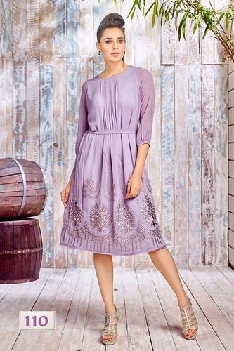 Purple Modern Kurti