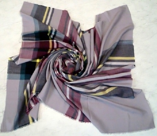 Wool Acrylic Woven Scarves
