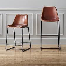 Leather Seat Bar Chair