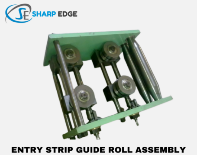 Entry Strip Guide Roll Assembly - Color: Green