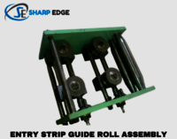 Entry Strip Guide Roll Assembly - Color: Green