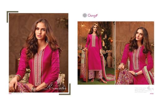 Magenta Flower Print Suit