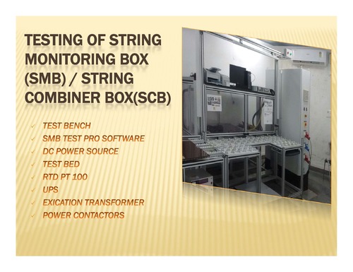 Intellegent SMB/SCB Testing Laboratory