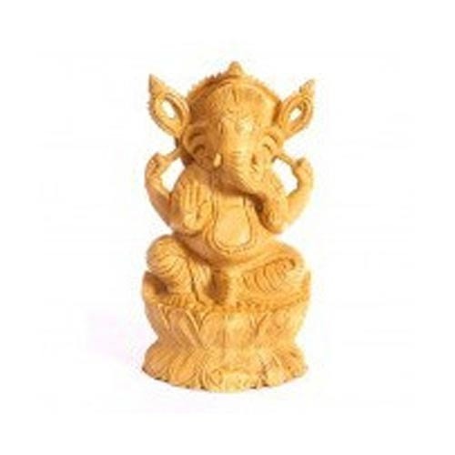 Wood Wooden Ganpati Idols