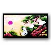 Brown Decorative Gemstone Paintings