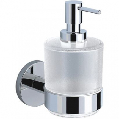 Jaquar Continental Soap Dispenser - Stainless Steel, Round Shape | Elegant Design, Durable and Modern Aesthetic